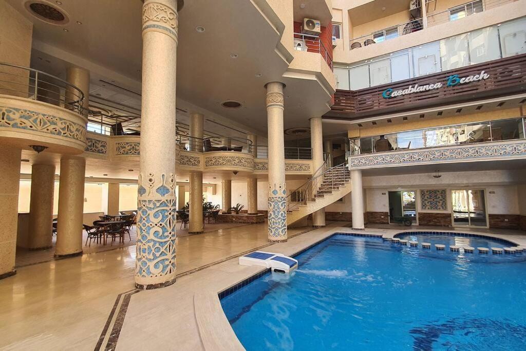 Casablanca Beach Direct Sea View Tow Bedroom Apartment Hurghada Exterior foto