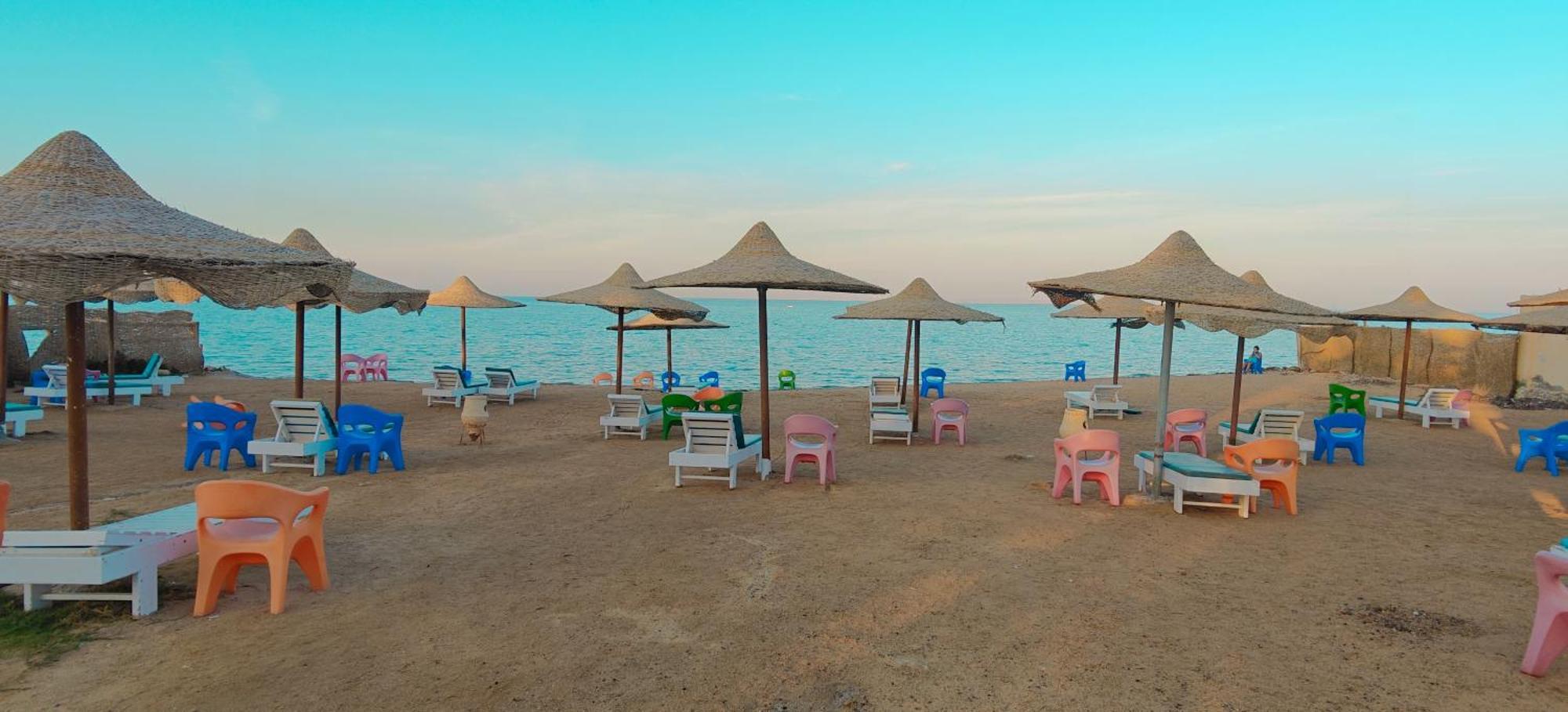 Casablanca Beach Direct Sea View Tow Bedroom Apartment Hurghada Habitación foto
